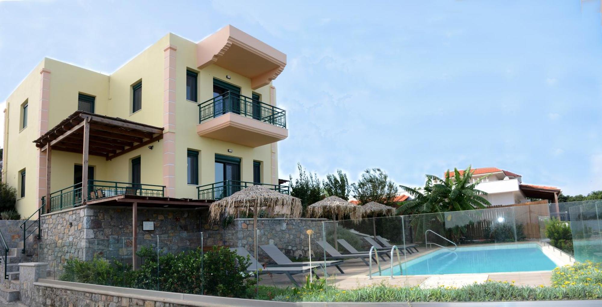 Siena Pool Villa Koskinou  Exteriör bild
